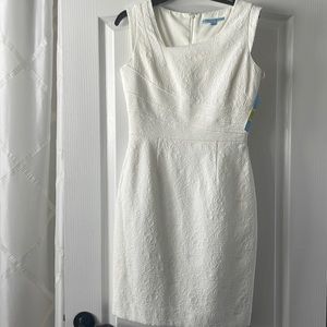 Antonio Melani NWT size 4 off white dress